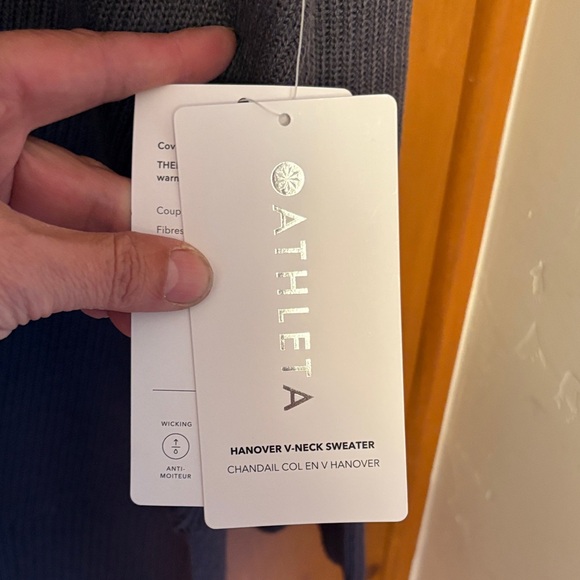 NWT Athleta slate gray sweater - Picture 4 of 5